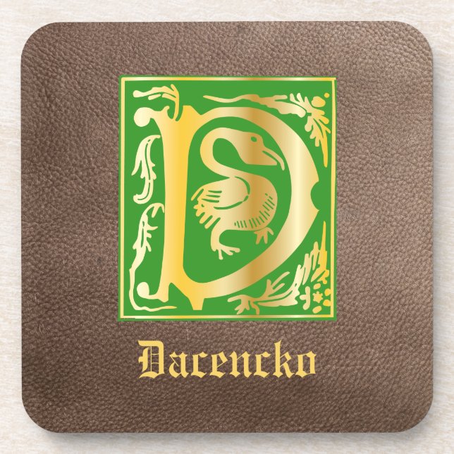 Mythische Kreaturen des 16. Jahrhunderts Dekorativ Getränkeuntersetzer (Vorderseite)