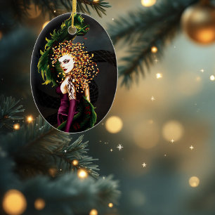 Mythische Medusa Griechische Mythologie Schlange G Keramikornament