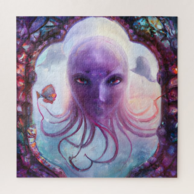 Mythische Meereskreatur Puzzle (Vertikal)