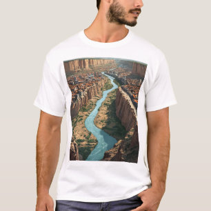 Mythische Rassen Kontur T-Shirt. T-Shirt