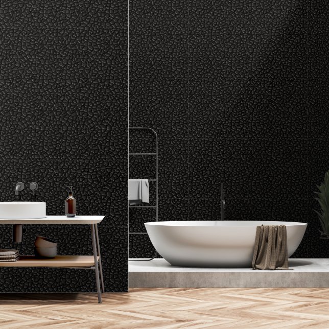 Mythische schwarze Drachenskala Tapete (Badezimmer)