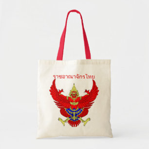 Mythische thailändische Zahl Phoenix Tragetasche