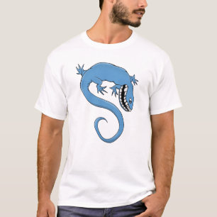 Mythische und fantastische blaue Kreatur T-Shirt
