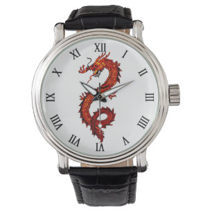 Mythischer Drache, Jahr des Drachendesigns Armbanduhr