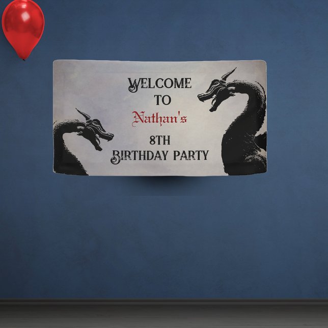 Mythischer Drache Personalisiert Banner (Von Creator hochgeladen)