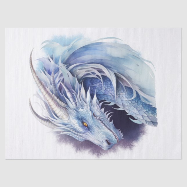 Mythischer Drache Seidenpapier (Vorderseite)