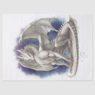 Mythischer Drache Seidenpapier