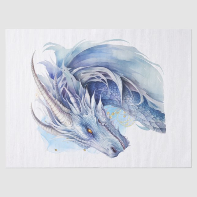 Mythischer Drache Seidenpapier (Vorderseite)