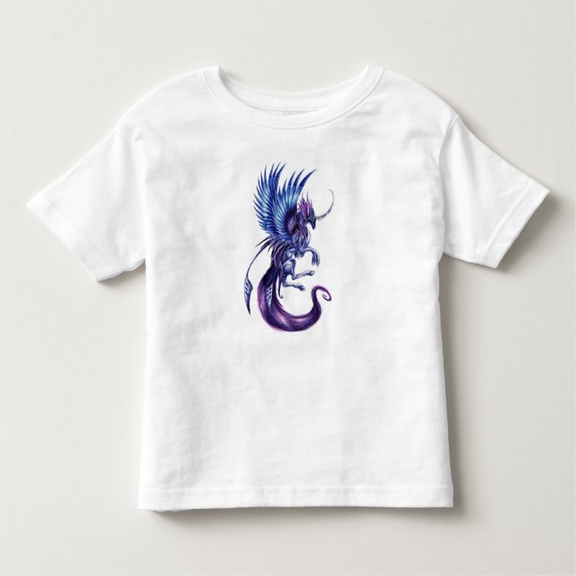 Mythischer Drache-T - Shirt: Entfesseln Sie Ihr in Kleinkind T-shirt (Vorderseite)