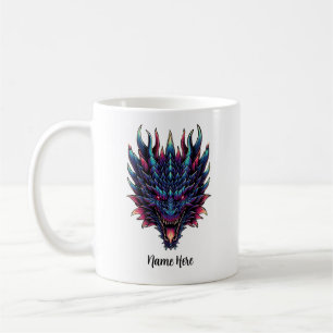 Mythischer Dragon-Individuelle Name Kaffeetasse