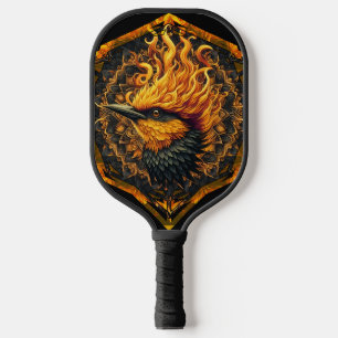 Mythischer Flammenvogel Pickleball Schläger