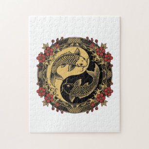 Mythischer kaiserlicher chinesischer Drachenrelief Puzzle