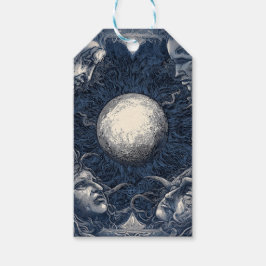 Mythischer Mond umgeben von vier Seiten Geschenkanhänger