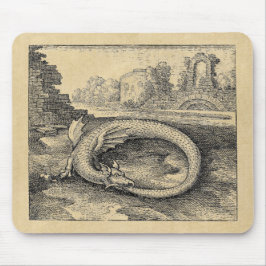 Mythischer Ouroboros Dragon Mousepad