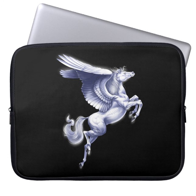 Mythischer Pegasus Laptopschutzhülle (Vorderseite)
