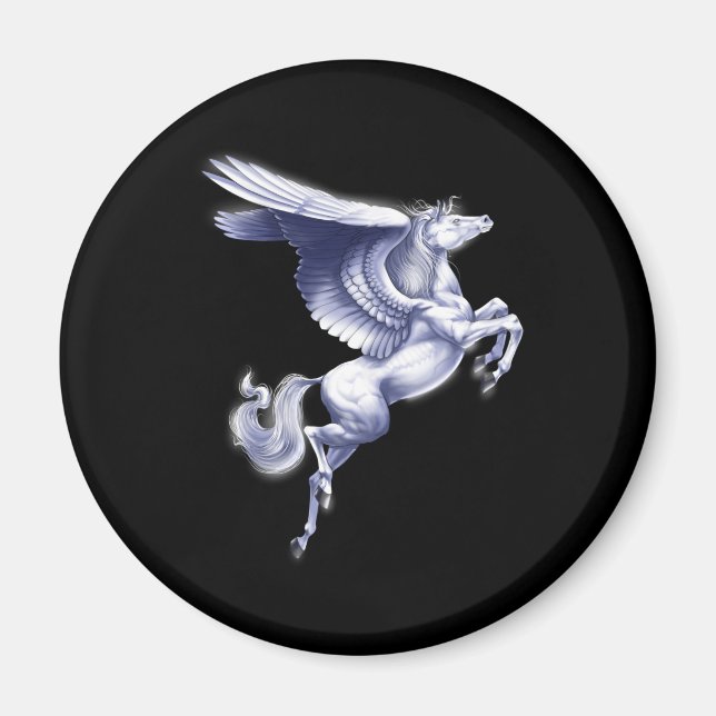 Mythischer Pegasus Magnet (Vorne)