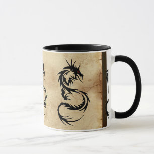 Mythischer Stammesdrache, Jahr des Drachendesigns Tasse