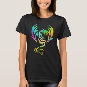 Mythischer Tierdrache aus dem Mittelalter mit Rege T-Shirt