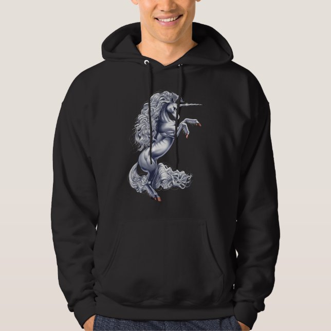 Mythisches Einhorn Hoodie (Vorderseite)