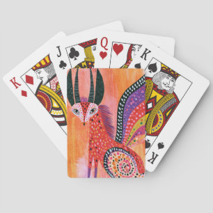 Mythisches geflügeltes Alebrije-Wesen Spielkarten