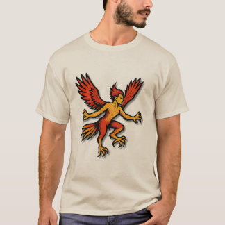 Mythisches geflügeltes Monster-Kreatur-T-Shirt T-Shirt