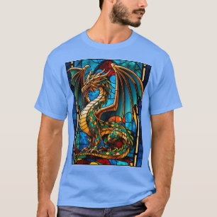 Mythisches Meisterwerk des gefestigten Glasdrachen T-Shirt