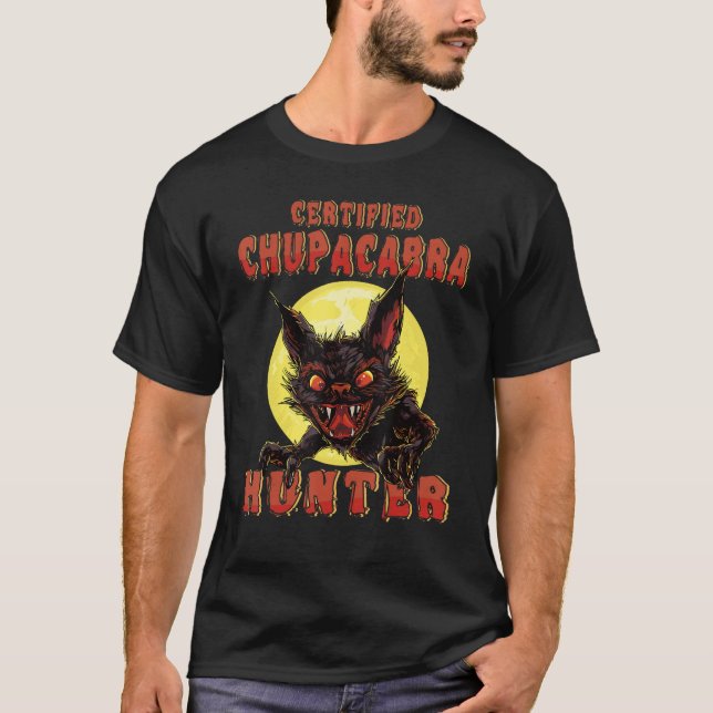 Mythisches Monster - Chupacabra Hunter - Kryptid M T-Shirt (Vorderseite)