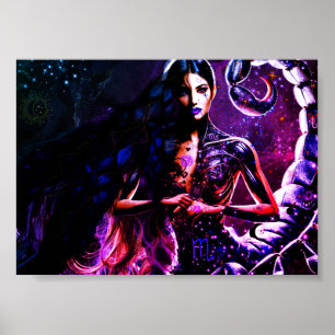 Mythisches Poster für Skorpio-Horoskop