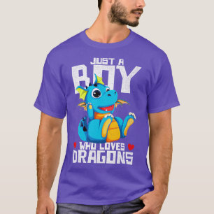 Mythisches Tier nur ein Junge, der Lieben Drachen T-Shirt
