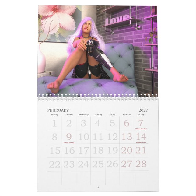 Mythografischer Kalender 2021 (Feb 2027)