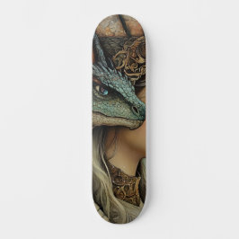 Mythological Dragon Nymph Girly Skate Deck Skateboard