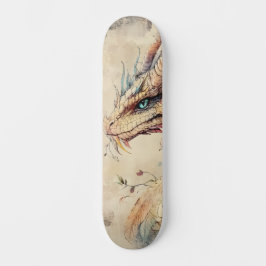 Mythological Fantasy Dragon Girly Skate Deck Skateboard