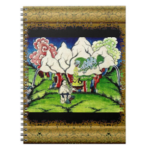 Mythological Lion Spiral Notebook Notizblock