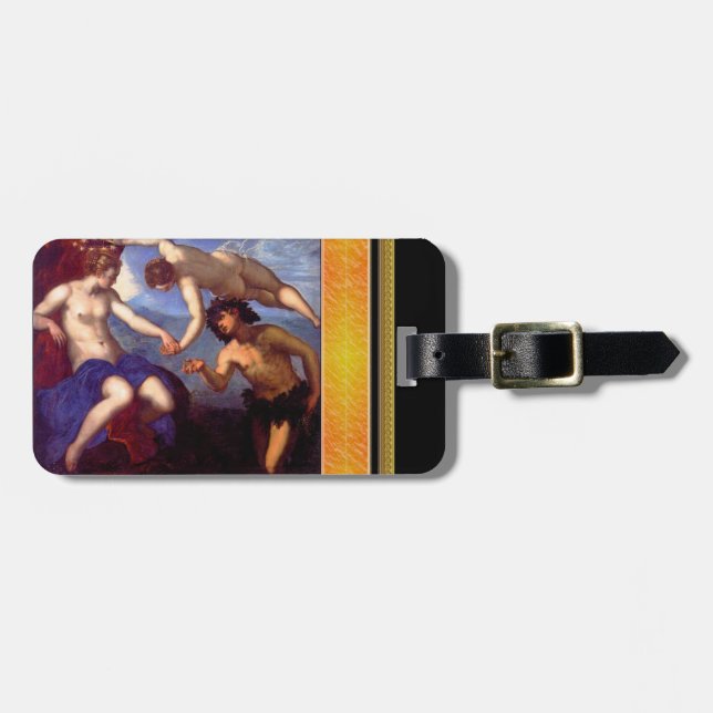 Mythologische Venus-Gepäckmarke Gepäckanhänger (Vorderseite horizontal)