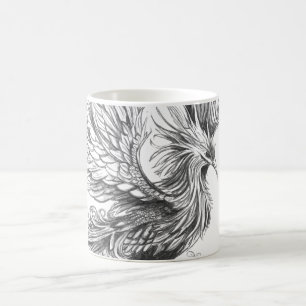 Mythologischer Phönix-Becher Kaffeetasse