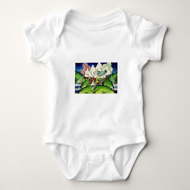 Mythologisches Dragon Baby Strampler (Vorderseite)