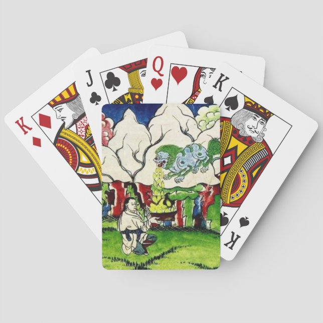 Mythologisches Dragon Spielkarten (Rückseite)