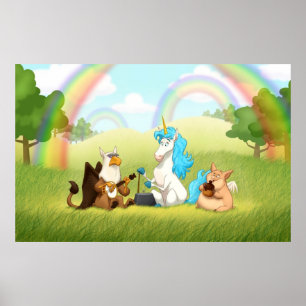 Mythologisches Krug-Band-Plakat Poster