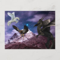 Mythology Dragon Griffin Unicorn Pegasus