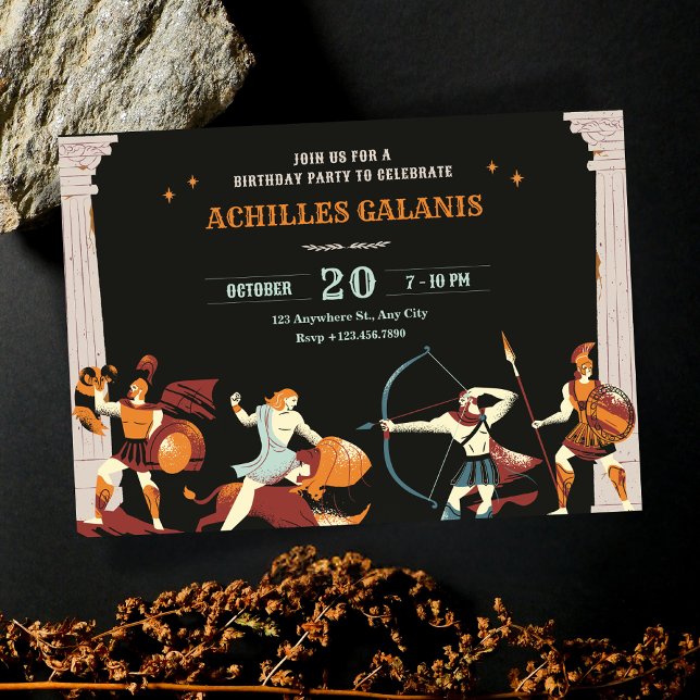 Mythology Heroes Geburtstag Einladung (Von Creator hochgeladen)