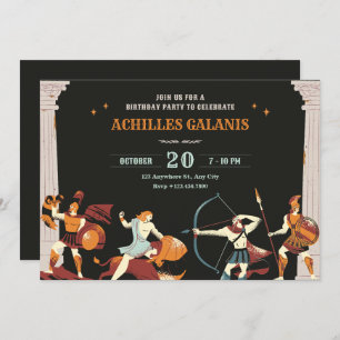 Mythology Heroes Geburtstag Einladung