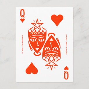 Mythos Astarte Queen of Hearts Postkarte