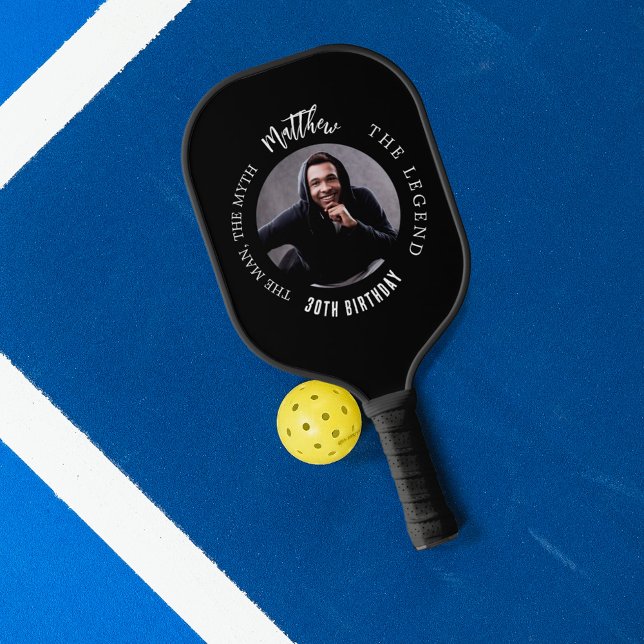 Mythos des Schwarz-weißen Fotos Pickleball Schläger (Von Creator hochgeladen)