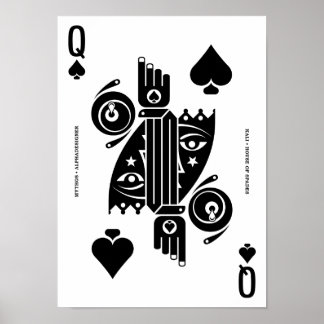 Mythos Kali Königin der Spades Poster