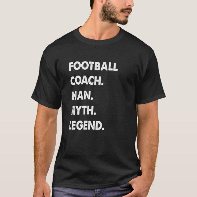 Mythos Legende des Fußballtrainers T-Shirt (Vorderseite)