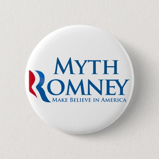Mythos Romney Button (Vorderseite)