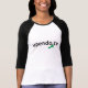 myUPENDO Frauen Raglan 3/4 Shirt QR(www.upendo.tv) (Vorderseite)