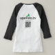 myUPENDO Frauen Raglan 3/4 Shirt QR(www.upendo.tv) (Laydown Back)