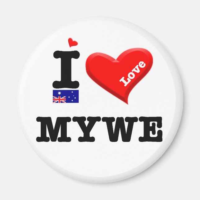 MYWEE - I-Liebe Magnet (Vorne)
