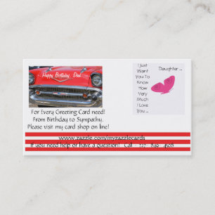 Myzazzlecards on-line-Gruß-Lochkartenanlage Visitenkarte